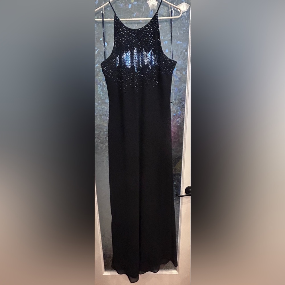 Cachet Black Evening Gown R
